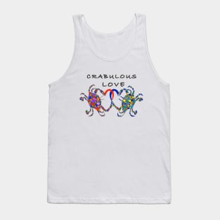 Crab Lover Gift, Crabulous Love Tank Top